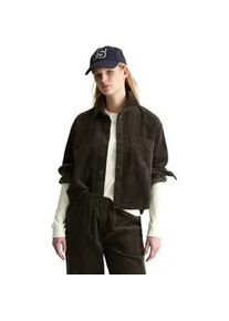 Marc O'Polo Langarmbluse MARC O'POLO DENIM "mit l&auml;ssiger Bubble-Struktur", Damen, Gr. XXL, schwarz espresso, Obermaterial: 100% Baumwolle, unifarben, loose fit normal, Manschette, Blusen