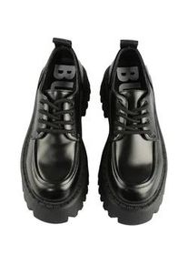 Stiefel Buffalo "Buffalo Aspen Lace Up Lo Vegan Box", Damen, Gr. 39, schwarz, Polyurethan, unifarben, Schuhe Stiefel