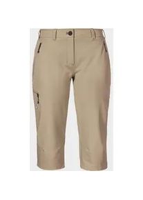 Sch&ouml;ffel 3/4-Hose SCH&Ouml;FFEL "Pants Style Chavuma WMN", Damen, Gr. 44, Normalgr&ouml;&szlig;en, 4705, beige, Oberstoff: 91% Polyester, 9% Elasthan, Hosen