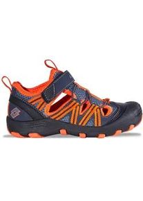 Outdoorsandale Lotto, Kinder, Gr. 35, navy, fr.orange, Kunstfaser, Synthetik, mehrfarbig, Schuhe Outdoorsandale, - in kinderfu&szlig;gerechter Passform