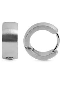 Adelia&acute;s Klappcreolen ADELIA ́S "Damen Ohrringe &ndash; Klappcreole aus Edelstahl", Damen, Gr. Damen, Edelstahl, silber, Ohrringe Klappcreolen, Ideal als Geschenk zum Weihnachten