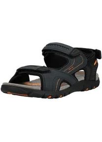 Sandale Geox "Geox Wanderschuhe Nubukleder", Herren, Gr. 41, navy, schwarz, Nubukleder, Schuhe Sandale