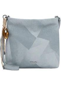 Umh&auml;ngetasche Tamaris "Umh&auml;ngetasche TAS Karen", Damen, Gr. B/H/T: 26cm x 26cm x 5cm 0, blau (lightblau 530), Polyurethan, Taschen Umh&auml;ngetasche