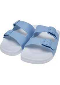 Sneaker Karl Kani "Karl Kani Damen KKSLDSM000014 Street Slide", Damen, Gr. 45, lightblau, wei&szlig;, unifarben, Schuhe Sneaker