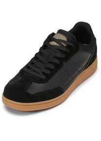 Marc O'Polo Sneaker MARC O'POLO "aus edlem Rindleder", Herren, Gr. 43, schwarz, pavestone, Obermaterial: 100% Leder, unifarben, Schuhe Sneaker
