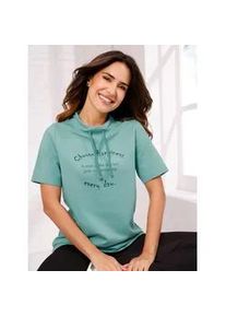 Kurzarmshirt "Freizeitshirt", Damen, Gr. 40, salbei, 100% Baumwolle, unifarben, Shirts