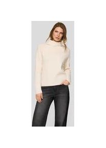 Strickpullover Rabe "Pullover", Damen, Gr. 46, beige, 75%Baumwolle, 25%Polyester, unifarben, gerade, gerader Abschluss, Pullover Strickpullover