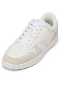 Marc O'Polo Sneaker MARC O'POLO "aus hochwertigem Rindleder", Herren, Gr. 46, sanftes wei&szlig;, Obermaterial: 100% Leder, unifarben, Schuhe Sneaker