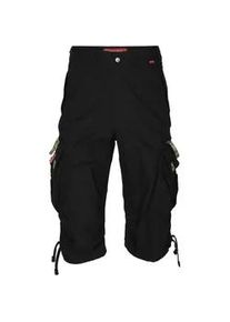 Shorts MOLECULE "Molecule Cargo Shorts 3/4 BAGGY", Herren, Gr. S, Normalgr&ouml;&szlig;en, schwarz, Obermaterial: 100% Baumwolle, Hosen Shorts