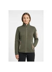 Fleecejacke Icepeak "BOWERSVILLE", Damen, Gr. L, granite, Obermaterial: 100% Polyester, normal, Jacken Fleecejacke, sportlicher Stil, leichtes Thermal-Material, schnell trocknend