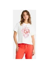 LIEBLINGSST&Uuml;CK T-Shirt LIEBLINGSST&Uuml;CK "CarminaL", Damen, Gr. S, 110, sanftes wei&szlig;, 100% Baumwolle, normal, Rundhals, Shirts T-Shirt, aus 100% Baumwolle