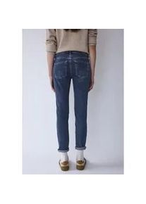 Slim-fit-Jeans STREET ONE STUDIO, Damen, Gr. 24, L&auml;nge 28, medium blau washed, Jeans, 79% Baumwolle, 15% Polyester, 4% Elastomultiester, 2% Elasthan, unifarben, normal, Jeans Slim-fit-Jeans, 5-Pocket-Style