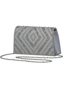 Abendtasche Vera Mont "Damen im Glitzer-Look", Damen, Gr. ACC, grau, Polyester, Taschen Abendtasche