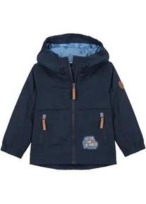 Funktionsjacke "FIOS 7 MNS JCKT", Kinder, Gr. 98/104, navy, Obermaterial: 100% Polyester;Futter: 100% Polyester, FIRST INSTINCT BY Killtec, Jacken Funktionsjacke, Wasserdichte Kinderjacke mit Kapuze, Kinnschutz und Namensetikett