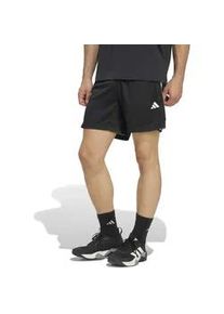 Shorts Adidas PERFORMANCE "WE BAS 3SPQ SH", Herren, Gr. L, N-Gr, schwarz, wei&szlig;1, Obermaterial: 100% Polyester, Hosen Shorts