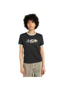 T-Shirt Element "Second Nature Ringer", Damen, Gr. L, off schwarz, Obermaterial: 100% Walkfrottier;, Shirts T-Shirt