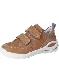 Sneaker Ricosta "June", Damen, Gr. 29, braun, Nubukleder, Veloursleder, Schuhe Sneaker, Halbschuh mit Klett, Gr&ouml;&szlig;enschablone zum Download, WMS: weit