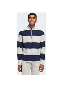 Sweatshirt Adidas PERFORMANCE "ULT RUGBY QZ", Herren, Gr. XL, collegiate navy, wonder aluminium, Obermaterial: 84% Polyester, 16% Elasthan, Sweatshirts Sweatshirt