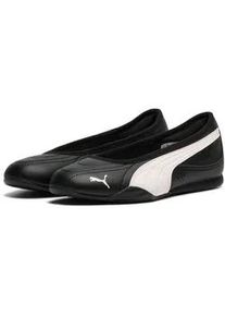 Ballerina Puma "Catch Soleil Ballerinas Damen", Damen, Gr. 38,5, schwarz jasmine flower pink, Obermaterial: Textil, Synthetik, Leder; Futter: Textil; Innensohle: Textil; Laufsohle: Gummi, Schuhe Ballerina