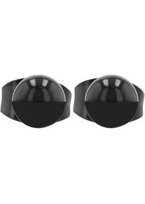 Adelia&acute;s Paar Ohrh&auml;nger ADELIA ́S "Unisex Ohrringe &ndash; Ohrstecker aus Edelstahl", Damen, Gr. Unisex, Edelstahl, schwarz, Ohrringe, Ein kleines Geschenk mit gro&szlig;er Wirkung