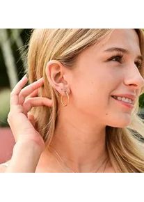 Adelia&acute;s Klappcreolen ADELIA ́S "Damen Ohrringe &ndash; Klappcreole aus Edelstahl", Damen, Gr. Damen, Edelstahl, gold, Ohrringe Klappcreolen, Perfekt als Geschenk zum einen besonderen Tag