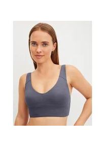 Bustier Calida "Natural Skin", Damen, Gr. XS (36/38), N-Gr, graystone, Interlock, Obermaterial: 83% Modal (TENCELTM), 17% Elasthan, BHs Bustier, aus weicher Interlock-Qualit&auml;t, atmungsaktiv, ohne B&uuml;gel
