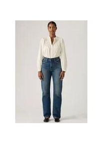 Levi's Dad-Jeans LEVI'S "EASY DAD", Damen, Gr. 26, L&auml;nge 32, free lunch lb, Denim/Jeans, Obermaterial: 100% Baumwolle, unifarben, regular fit lang, Jeans, im Five-Pocket Style