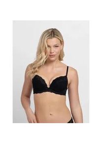 B&uuml;gel-BH Dorina "Perfect Lace", Damen, Gr. 70, Cup D, schwarz, Obermaterial: 90% Nylon, 10% Elasthan, BHs B&uuml;gel-BH, mit B&uuml;gel, verstellbare Tr&auml;ger, mit Spitze, bequem, weich