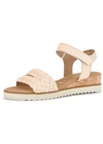 Keilsandalette Gabor "Keilsandalette", Damen, Gr. 39, rosa, Schuhe