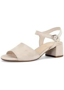 Riemchensandale Gabor "Riemchensandale", Damen, Gr. 41, beige, Schuhe Riemchensandale