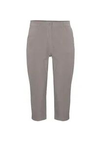 3/4-Hose "GS 15 WMN PNTS GOTS", Damen, Gr. 46, Normalgr&ouml;&szlig;en, grau, Obermaterial: 98% Baumwolle, 2% Elasthan;Futter: 100% Baumwolle, G.I.G.A. DX BY KILLTEC, Hosen, Caprihose aus Bio-Baumwolle, Comfort-Stretch, Autolock-Rei&szlig;verschluss