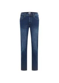 Comfort-fit-Jeans Mustang "Jeans Style Washington Straight", Herren, Gr. 36, N-Gr, blau (dunkelblau), Obermaterial: 99% Baumwolle CO. 1% Elasthan EL., Jeans
