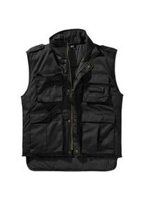 Jerseyweste BRANDIT "Brandit Herren Ranger Vest", Herren, Gr. S, schwarz, 80% Polyester, 20% Baumwolle, Westen