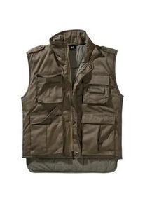 Jerseyweste BRANDIT "Brandit Herren Ranger Vest", Herren, Gr. S, olive, 80% Polyester, 20% Baumwolle, Westen