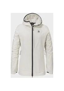 Sch&ouml;ffel Fleecejacke SCH&Ouml;FFEL "Fleece Hoody Style Enixa WMN", Damen, Gr. 44, 9040, natur, Oberstoff: 92% Polyester, 8% Elasthan, regular fit, hoch geschlossener Ausschnitt, Jacken Fleecejacke