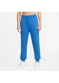 Sporthose Nike SPORTSWEAR "W NSW PHNX FLC MR PANT STD", Damen, Gr. M, N-Gr, lt photo blau, Obermaterial: 80% Baumwolle, 20% Polyester, Hosen Sporthose