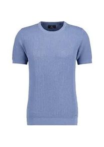 Rundhalspullover Ragman, Herren, Gr. 56, mittelblau, 726, 100% Baumwolle, Rundhals, Pullover Rundhalspullover