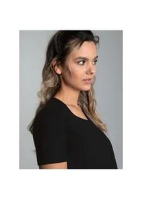 T-Shirt TRIGEMA "TRIGEMA Damen T Shirt aus Biobaumwolle", Damen, Gr. 3XL, schwarz, 100% Baumwolle (Bio-Baumwolle kbA), Basic, Shirts T-Shirt