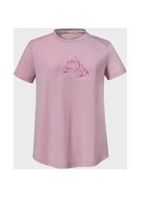 Sch&ouml;ffel Funktionsshirt SCH&Ouml;FFEL "T Shirt Haberspitz L", Damen, Gr. 44, 3105, rosa, Oberstoff: 77% Polyester, 18% Lyocell, 5% Elasthan, Rundhals, Shirts Funktionsshirt