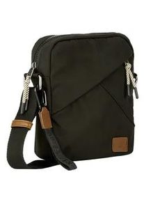 Umh&auml;ngetasche Camel Active "Aurum", Damen, Gr. B/H/T: 19cm x 22cm x 6cm, schwarz, Polyester, beschichtet, clean, unifarben mit Farbeins&auml;tzen, Taschen Umh&auml;ngetasche, aus recyceltem Polyester in Nylonstruktur, leicht & mit feinen Details