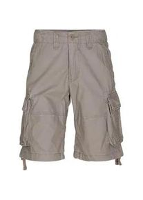 Cargoshorts MOLECULE "Molecule Cargo Shorts Cyclones", Herren, Gr. M, Normalgr&ouml;&szlig;en, grau, Obermaterial: 100% Baumwolle, Hosen
