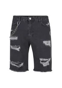 Shorts 2Y Premium "2Y Premium Herren 2Y Jeans Shorts", Herren, Gr. 30, Normalgr&ouml;&szlig;en, anthrazit, 97% Baumwolle, 3% Elasthan, unifarben, normal, Hosen Shorts