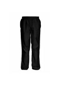 Jogginghose DROPSIZE "Dropsize SIDE STRIPE TRACK PANTS", Herren, Gr. M, US-Gr&ouml;&szlig;en, schwarz, 100% Polyester, unifarben, normal, Hosen Jogginghose