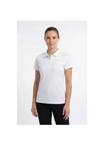 Poloshirt Icepeak "BAYARD", Damen, Gr. XXL, wei&szlig; (optic wei&szlig;), Obermaterial: 100% Polyester, Shirts, sportlicher Stil, aus Polyester, schnelltrocknend, pflegeleicht