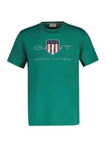 T-Shirt Gant "T-Shirt REG ARCHIVE SHIELD 1er Pack", Herren, Gr. M, gr&uuml;n (gr&uuml;n (botanical hue)), Obermaterial: 100% Baumwolle CO., Shirts T-Shirt