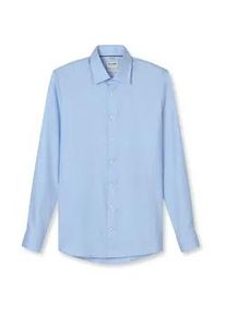 Businesshemd OLYMP "OLYMP Level Five, body fit, New York Kent", Herren, Gr. 42, Normaler Arm, ozon, 97% Baumwolle, 3% Elastolefin, Hemden