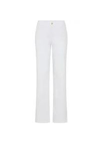 Bequeme Jeans MAC "Gracia", Damen, Gr. 38, L&auml;nge 32, wei&szlig;, Denim/Jeans, Obermaterial: 91% Baumwolle, 7% Elastomultiester, 2% Elasthan, unifarben, comfort fit kn&ouml;chellang, Jeans