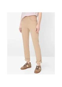 5-Pocket-Jeans Brax "Style CAROLA", Damen, Gr. 44K (22), Kurzgr&ouml;&szlig;en, hellbeige, Denim/Jeans, 45% Baumwolle, 44% Lyocell, 9% Elastomultiester, 2% Elasthan, Jeans 5-Pocket-Jeans