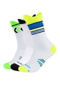 Socken Camano "Sportsocke 3er Pack", Herren, Gr. 43-46, electric blau lemonade, 94% Polyamid, 5% Elasthan, 1% Polyester, mehrfarbig, Socken Socken, 3er Pack Sportsocken mit optimalem Fu&szlig;klima dank Mesheins&auml;tzen