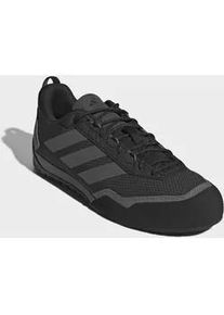 Wanderschuh Adidas TERREX "SKYCHASER SOLO ZUSTIEGS", Herren, Gr. 46, core schwarz, carbon, grau four, Gummi, Synthetik, Textil, Schuhe Wanderschuh